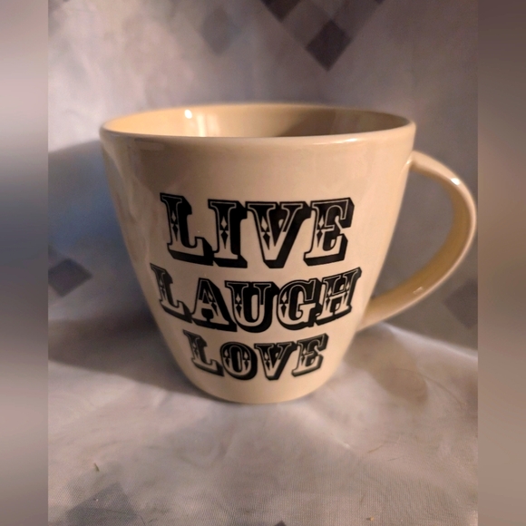Live Laugh Love Old Pottery Barn coffee mug - Picture 1 of 4
